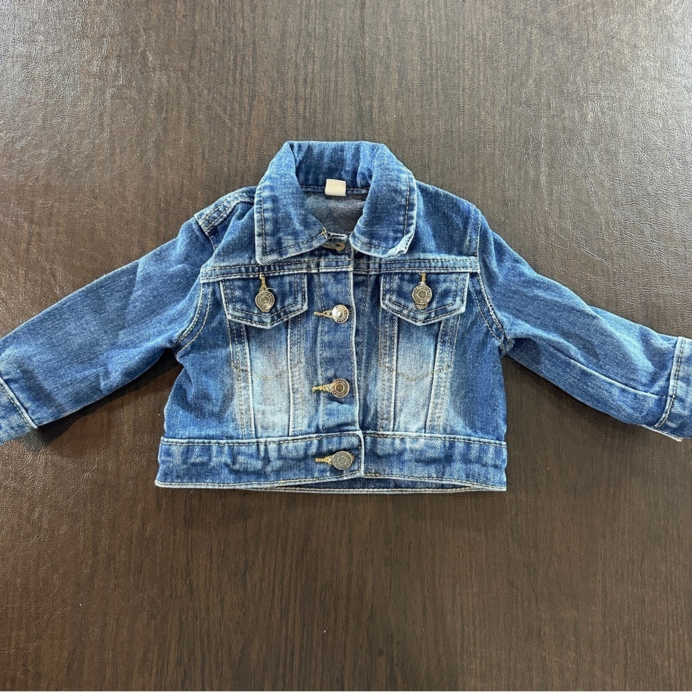 Charming Blue Denim Jacket for Kids